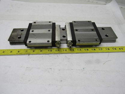 Star 16741 15-5/8" L Linear Rail W/2 Bearing Block Carriages