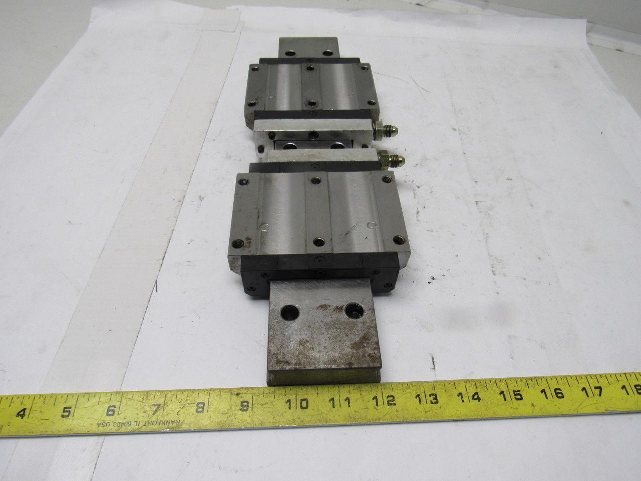 Star 16741 15-5/8" L Linear Rail W/2 Bearing Block Carriages