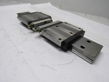 Star 16741 15-5/8" L Linear Rail W/2 Bearing Block Carriages