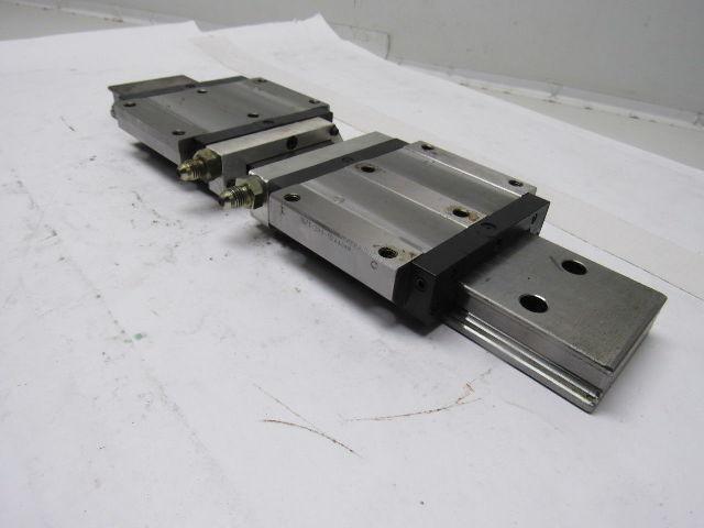 Star 16741 15-5/8" L Linear Rail W/2 Bearing Block Carriages