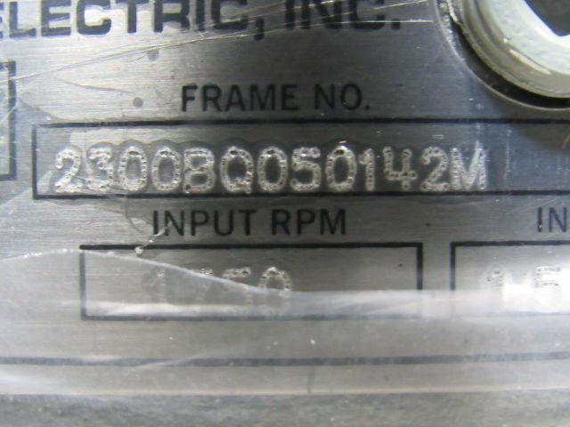 Sterling 2300BQ050142M Worm Gear Speed Reducer 50:1 Ratio