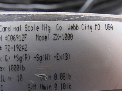 Cardinal Scales ZX-1000 1000 Lbs. 20VDC Stainless Steel Tension Load Cell