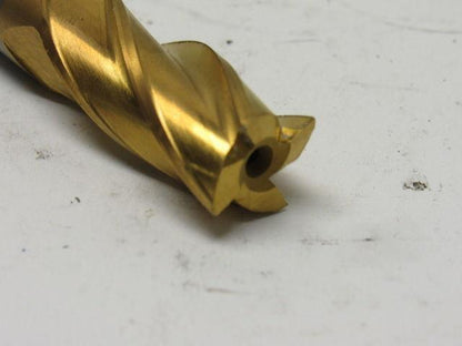 5/8" 4 Flute HSS TiN Coated Twist End Mill Cutter Double Ended 5/8" Shank 5" OAL