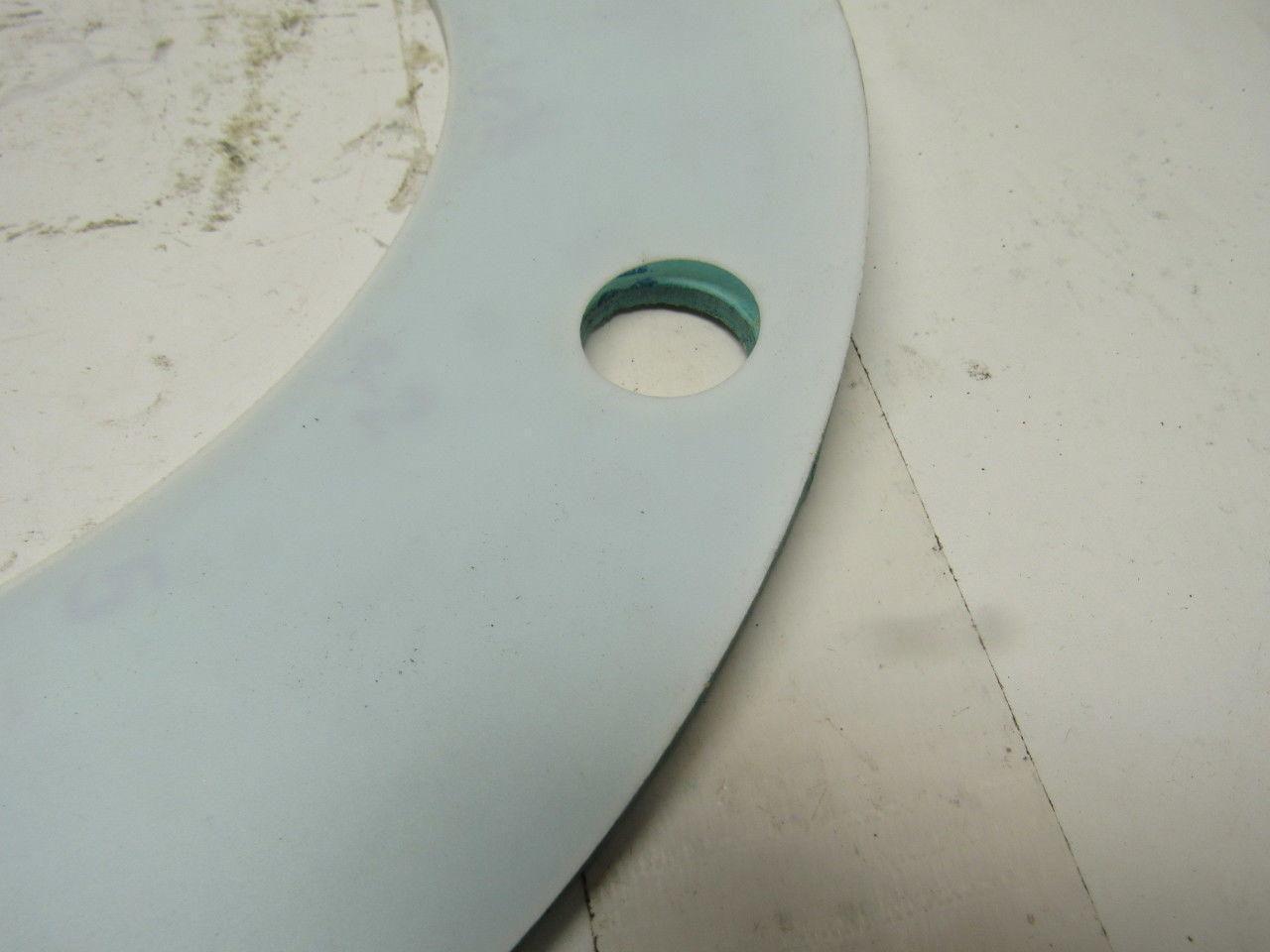 Garlock 3000 13-1/2" 8 Hole Full Face Flange Ring Gasket Teflon Jacket