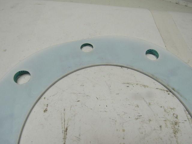 Garlock 3000 13-1/2" 8 Hole Full Face Flange Ring Gasket Teflon Jacket