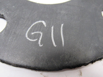 G11 1-7/8" ID Hole 4 Bolt Flange Flat Ring  1/8" Thick Rubber Gasket Lot Of 13"