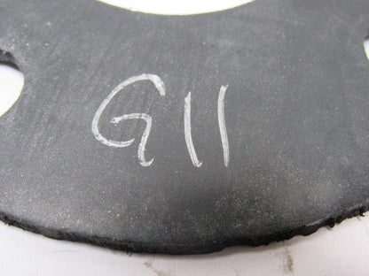 G11 1-7/8" ID Hole 4 Bolt Flange Flat Ring  1/8" Thick Rubber Gasket Lot Of 13"