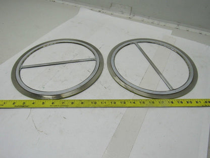 Teadit 913T C/E-1 304-PTFE-304 11-3/8"x9-5/8" CD-519 Head Gasket Top Bottom Set