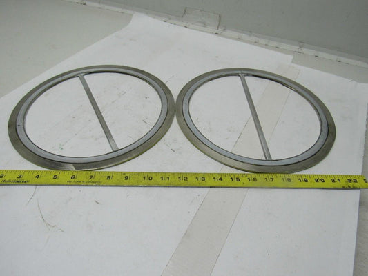 Teadit 913T C/E-1 304-PTFE-304 11-3/8"x9-5/8" CD-519 Head Gasket Top Bottom Set