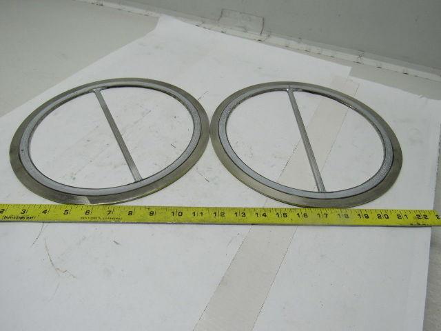 Teadit 913T C/E-1 304-PTFE-304 11-3/8"x9-5/8" CD-519 Head Gasket Top Bottom Set
