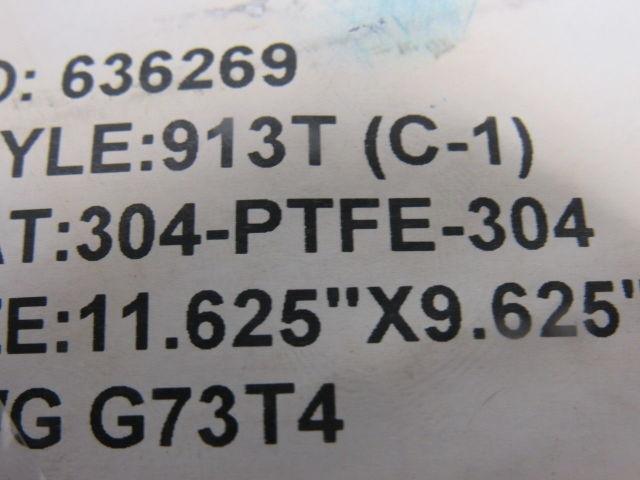 Teadit 913T C/E-1 304-PTFE-304 11-3/8"x9-5/8" CD-519 Head Gasket Top Bottom Set