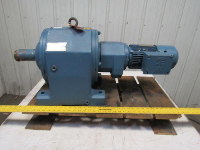 SEW-EURODRIVE DFT80M416TN Gearmotor 1HP 12400 lb-in Torque 4.7RPM 230/460V