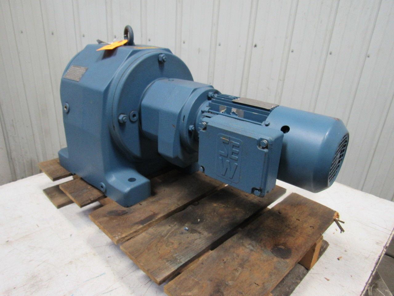 SEW-EURODRIVE DFT80M416TN Gearmotor 1HP 12400 lb-in Torque 4.7RPM 230/460V