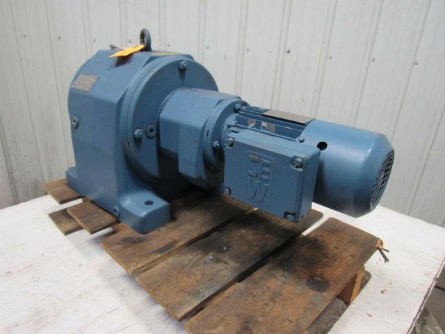 SEW-EURODRIVE DFT80M416TN Gearmotor 1HP 12400 lb-in Torque 4.7RPM 230/460V