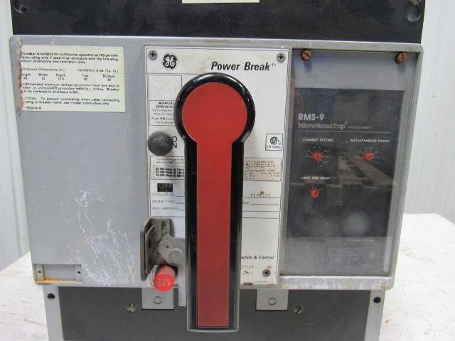 General Electric TP1616P 1600A RMS-9 Microversatrip Programmable Circuit Breaker