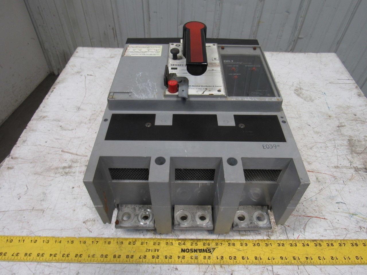 General Electric TP1616P 1600A RMS-9 Microversatrip Programmable Circuit Breaker