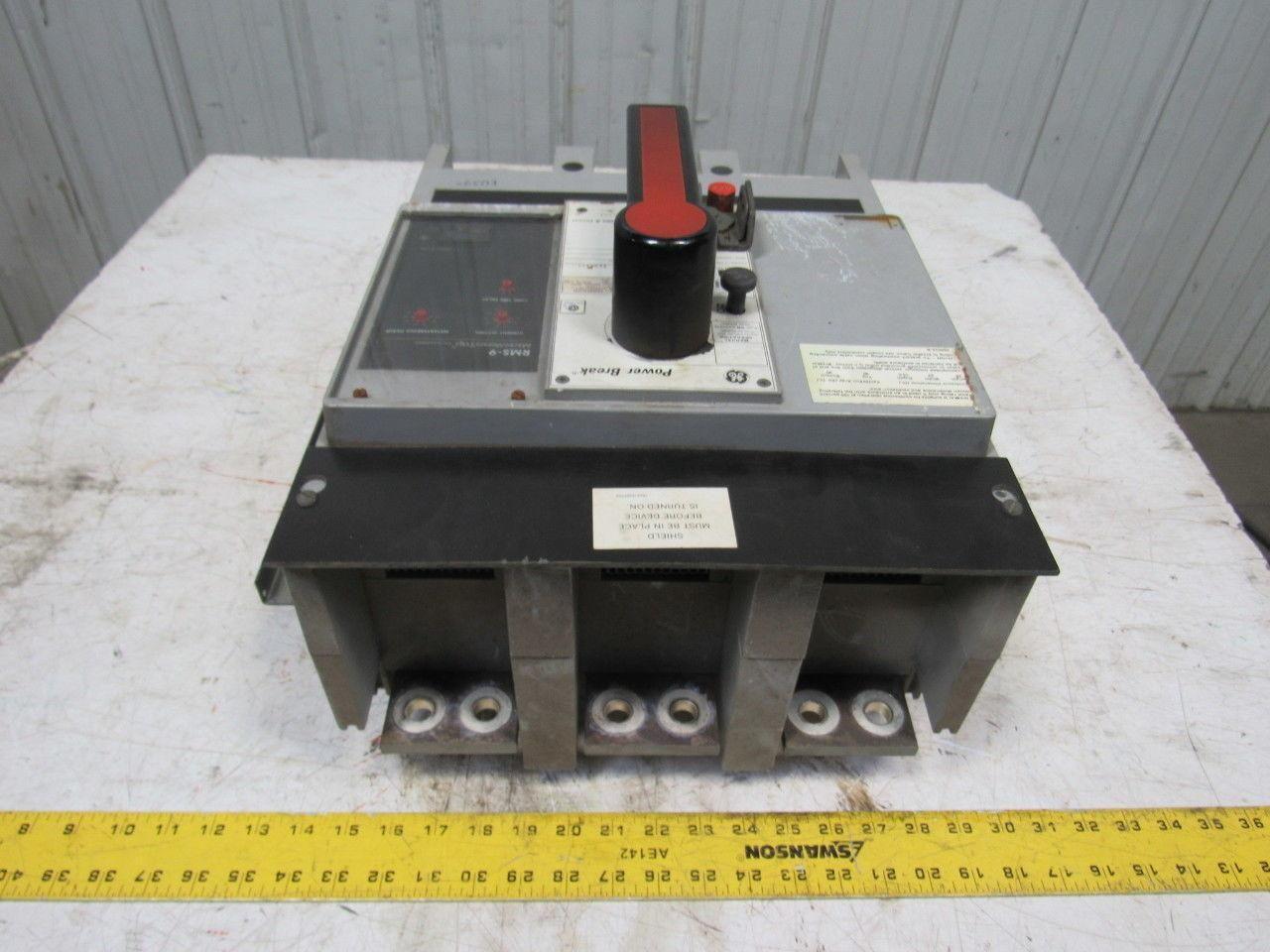 General Electric TP1616P 1600A RMS-9 Microversatrip Programmable Circuit Breaker