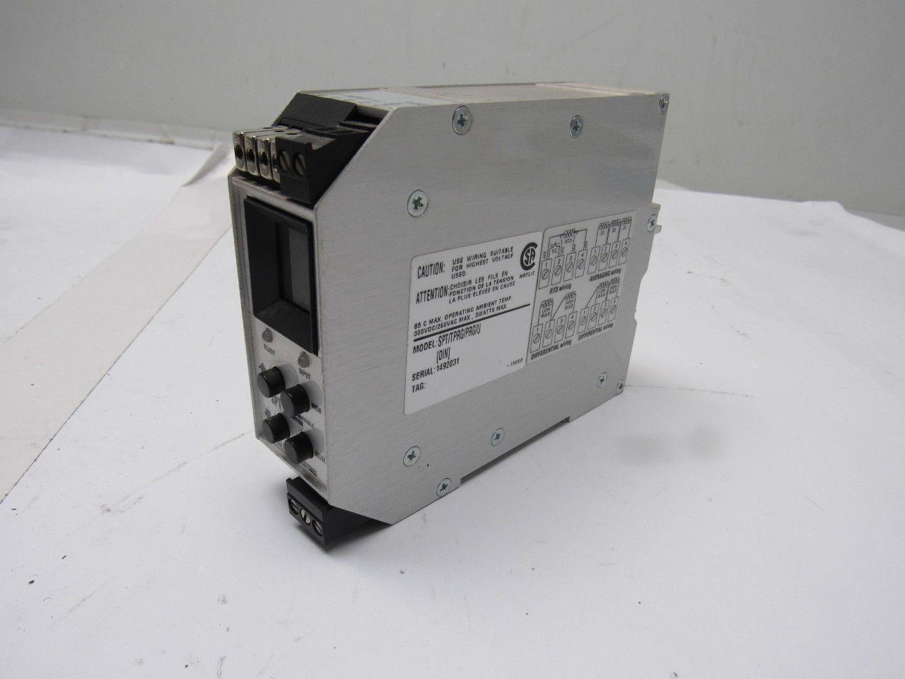 Moore Industries SPT/TPRG/PRG/U Programmable Temperature Transmitter 260V MAX