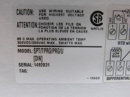 Moore Industries SPT/TPRG/PRG/U Programmable Temperature Transmitter 260V MAX