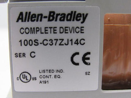 Allen Bradley 100S-C37ZJ14C 600V 3Hp 3Ph Contactor 24VDC Coil