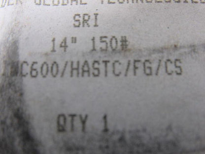 Leader INC600/HASTC/FG/CS 14" #15 Spiral Wound Gasket Lot of 2