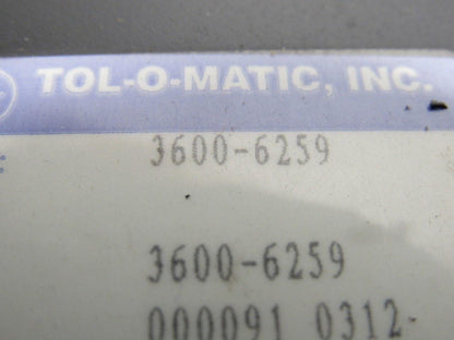 Tool-O-Matic 3600-6259 Brushless Servo Motor 3600 RPM 230V