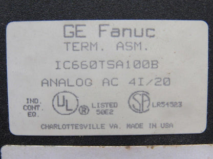 GE Fanuc IC660TSA100B 132314