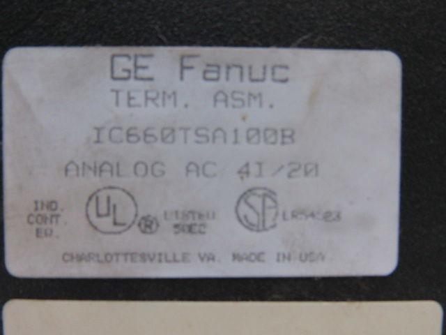GE Fanuc IC660TSA100B PLC Analog Module AC 41/20