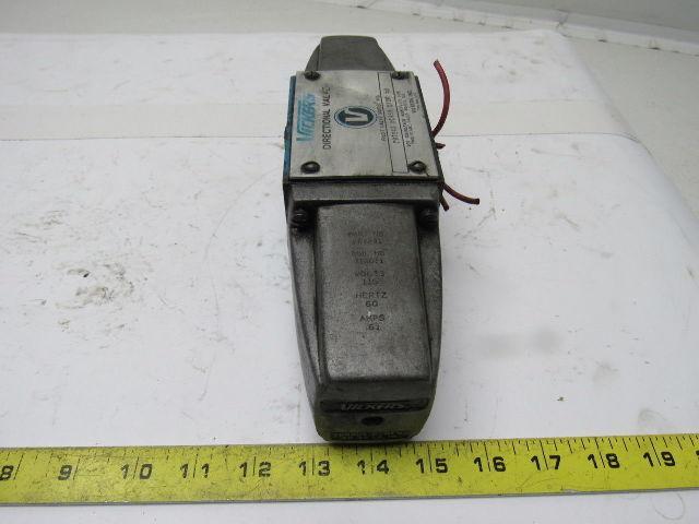 Vickers 297243 DC4S4 012C 50 Directional Control Pilot Valve Hydraulic 115V
