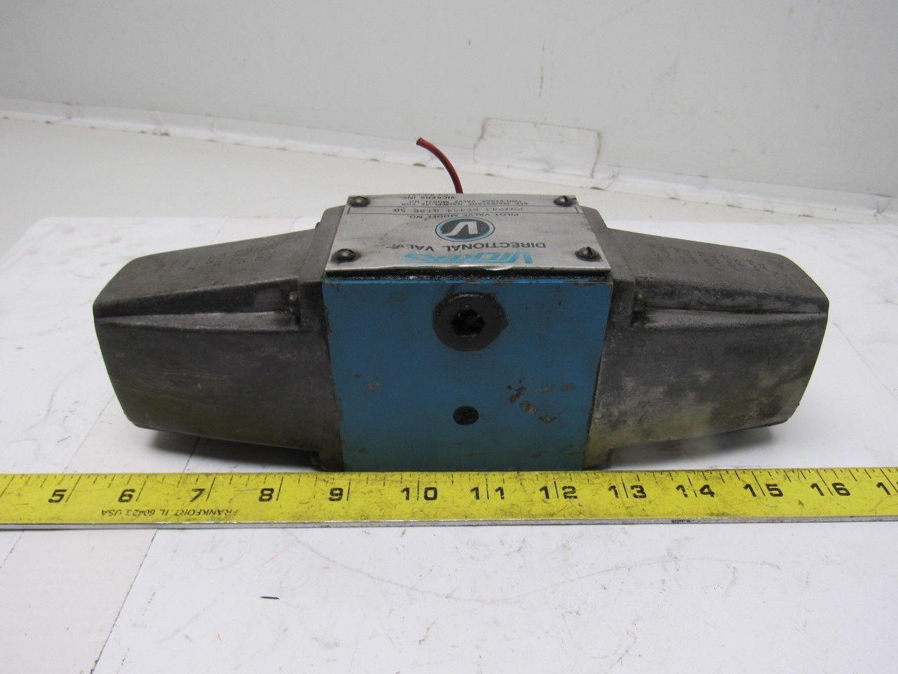 Vickers 297243 DC4S4 012C 50 Directional Control Pilot Valve Hydraulic 115V