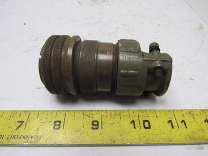Ampheno 24-19 12 pin Male Round Circular Connector w/Housing & Bushing