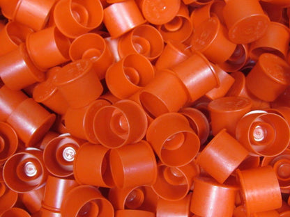 Allied Plastics MCA12A 7/8" Plastic Hex Cap Red Tube And Nut Ass'y Cap 3500 Pcs