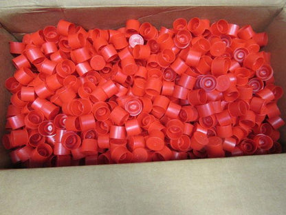 Allied Plastics MCA12A 7/8" Plastic Hex Cap Red Tube And Nut Ass'y Cap 3500 Pcs