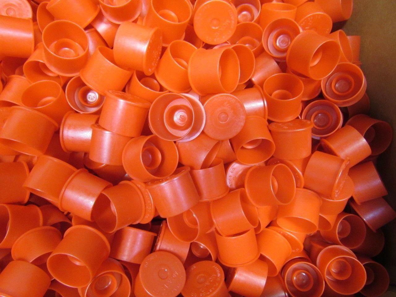 Allied Plastics MCA12A 7/8" Plastic Hex Cap Red Tube And Nut Ass'y Cap 3500 Pcs