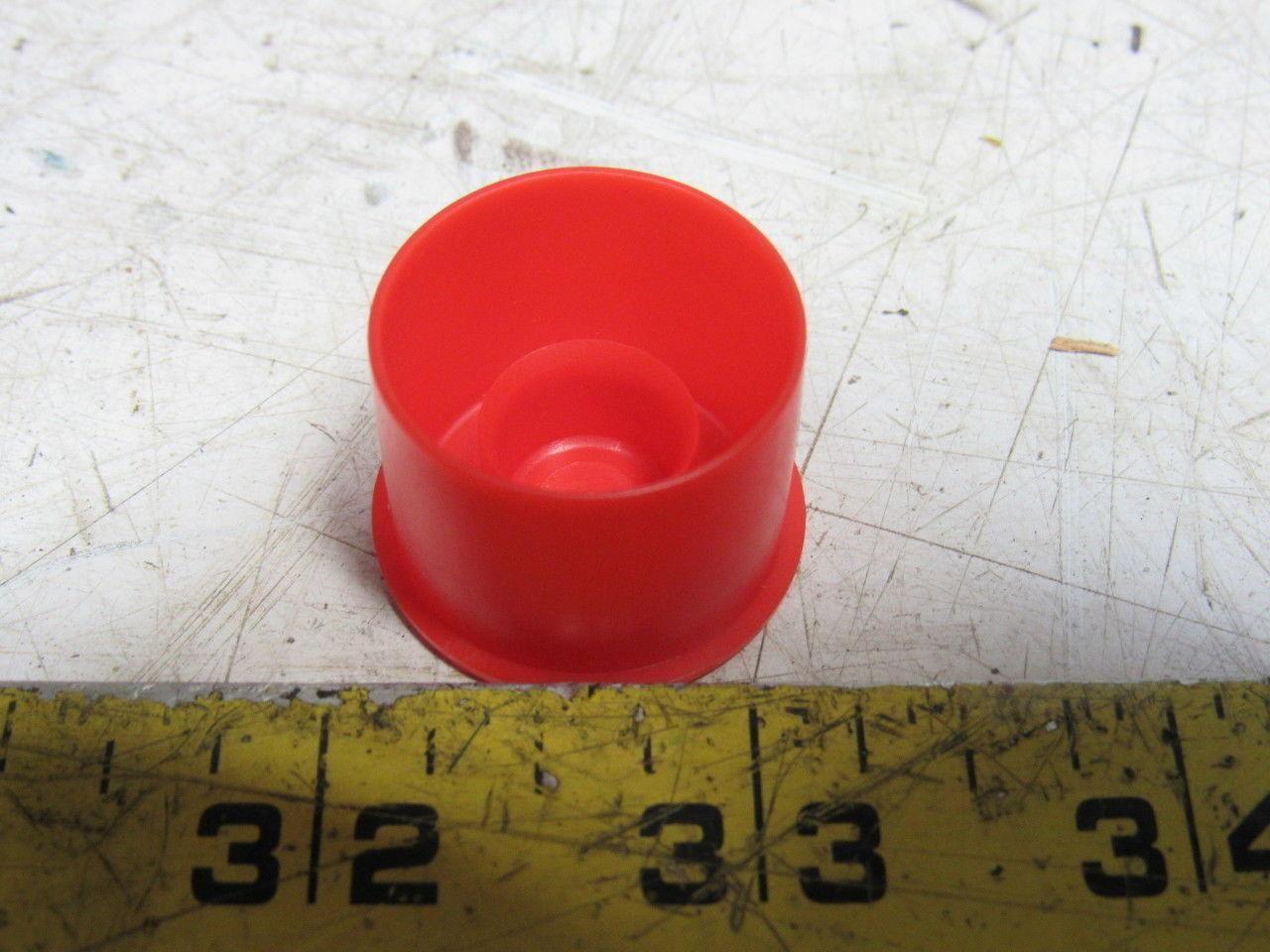 Allied Plastics MCA12A 7/8" Plastic Hex Cap Red Tube And Nut Ass'y Cap 3500 Pcs