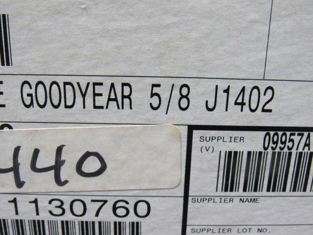 Goodyear J1402 RGOR 5/8" Rubber Reinforced Air Brake Hose 2600'