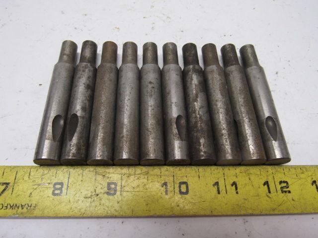 Dayton LPX50-300 .375 Round Hole Ball Lock Punch Tooling 1/2" Shank Lot Of 10