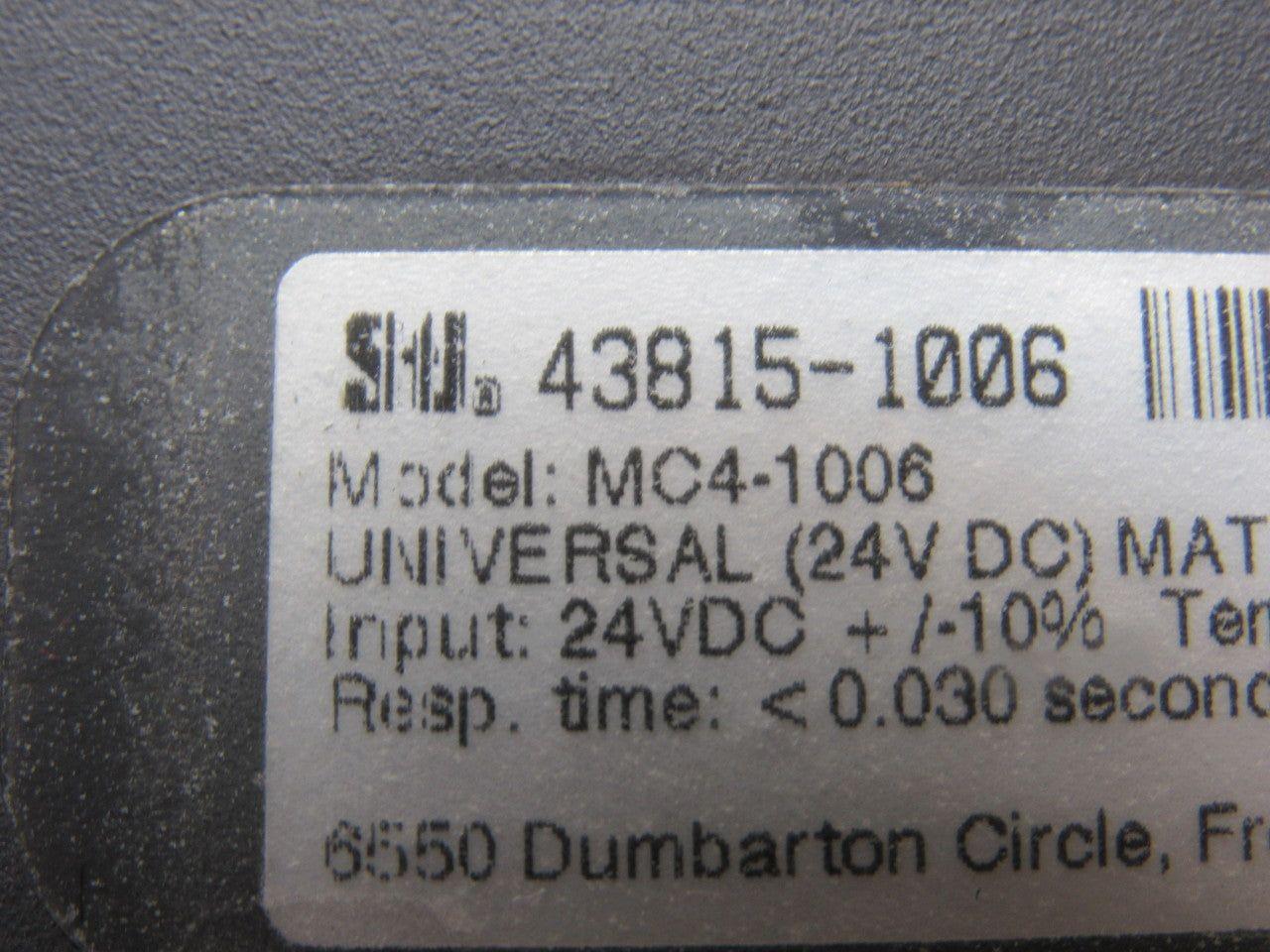 STI OMRON 43815-1006 MC4-1006 Safety Mat Controller