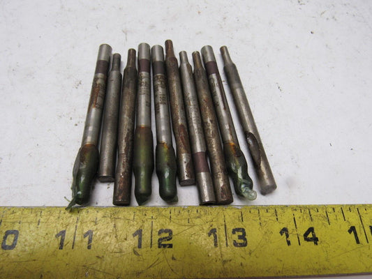 Dayton LJX 25300 P .1560 XB=.3750 Round Hole Pin Punch Ball Lock Lot Of 10