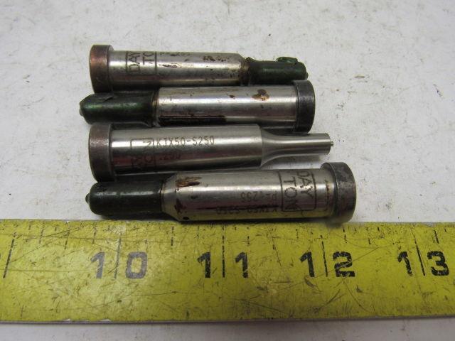 Dayton KJX50-S250 .255 Round Hole Punch Press Fit Die Tooling Lot of 4