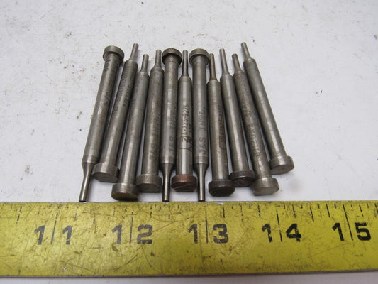 Dayton .109 Round Hole Punch Die Tooling Press Fit Lot Of 11