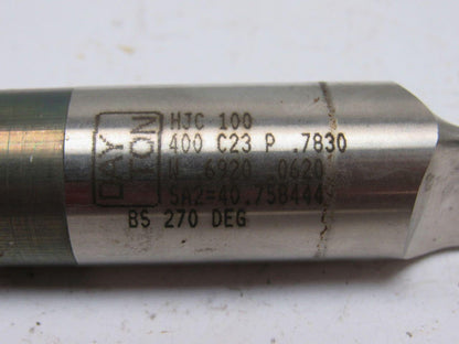 Dayton HJC 100 P .7830 W .6920 .0620 Triangle Hole Punch Die Ball Lock Tooling