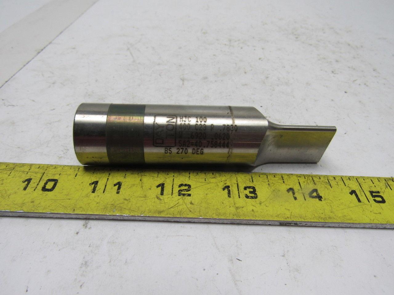 Dayton HJC 100 P .7830 W .6920 .0620 Triangle Hole Punch Die Ball Lock Tooling