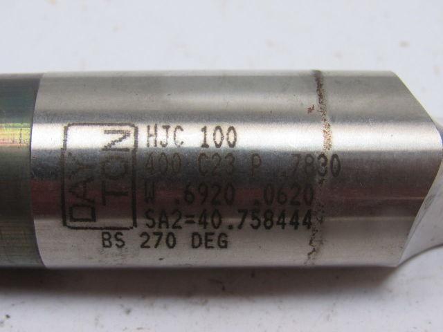 Dayton HJC 100 P .7830 W .6920 .0620 Triangle Hole Punch Die Ball Lock Tooling