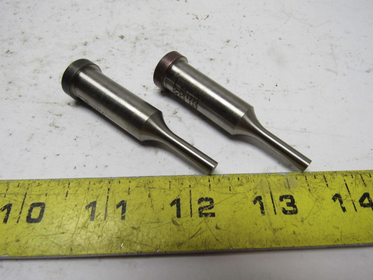 Dayton VPX50 1222 .187 Round Hole Punch Press Fit Die Tooling Lot Of 2