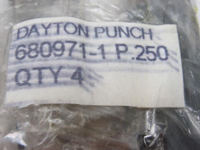 Dayton 680971-1 P=.250 Round Hole Press Fit Hole Punch Lot Of 2
