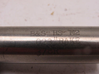 B&S M7 Shank .023"Rake 3/8 R Corner Rounding End Mill 4 Flute