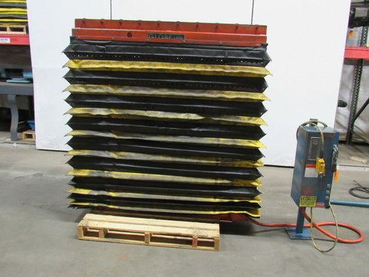 Globe 1000LB Hydraulic Scissor Lift Table 24"x60"Top 64"Max 12"Min 3Ph Electric