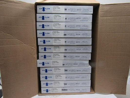 Profitter 4300484 14"x20"x2" Metal Back Pleated Air Filter Cardboard Edge Lot/12