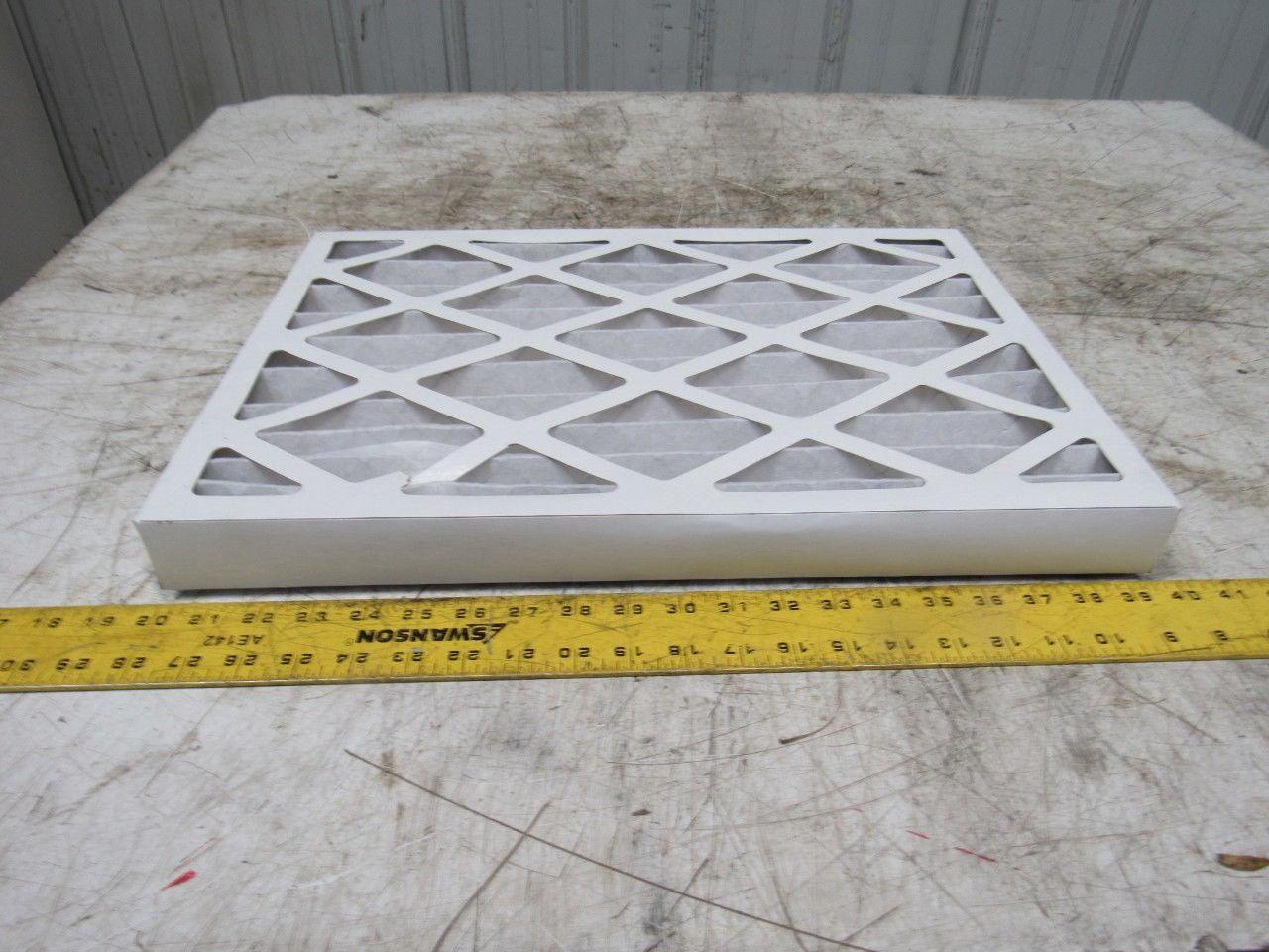 Profitter 4300484 14"x20"x2" Metal Back Pleated Air Filter Cardboard Edge Lot/12
